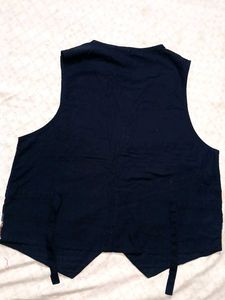 Vintage Handcrafted Corduroy Vest Jacket – Embroid