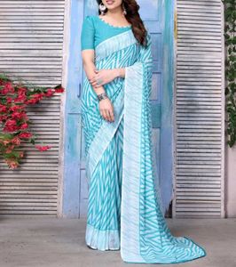 🛍️ Geometric Printed Daily Wear Saree ⭐⭐⭐⭐⭐