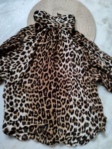 H&amp;M Animal Print Shirt