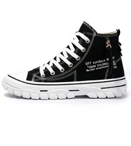 High Top Canvas Sneakers