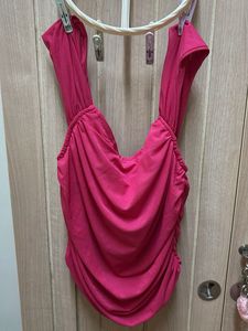 Pink Ruched Top
