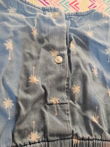 Cute Denim Girls Dress💙🩵💙