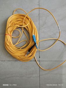 Branded Fiber Optic Cable With Connector