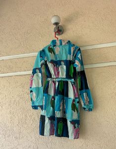 Multicolour Dress💙🩷🧡