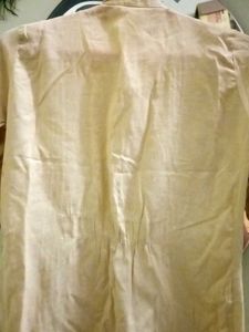 Vintage-Inspired Tan Tunic Top