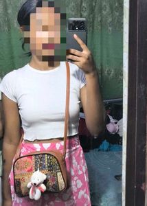 Crossbody Bag with Teddy Charm