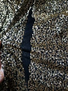 Sparkly Gold Sequin Maxi Skirt