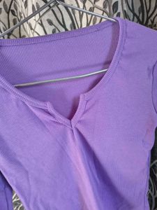 Lavender Crop Top