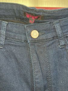 Dark Wash High-Waisted Jeans