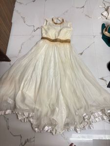 White Frill Gown