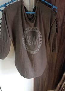 Greenish Grey Color Fancy Top