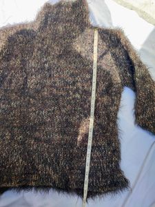 High Neck Cute Furr Top