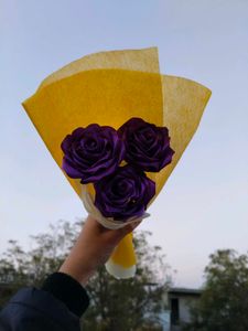 Purple Rose Bouquet