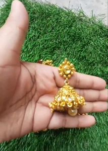 Gold Tone Indian Bridal Necklace