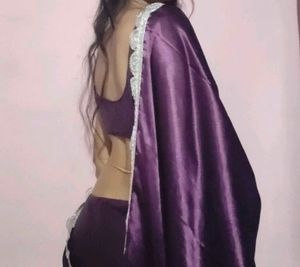 Elegant Purple Saree