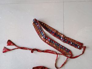 Red Could Beautiful Kurta With Hip Belt
