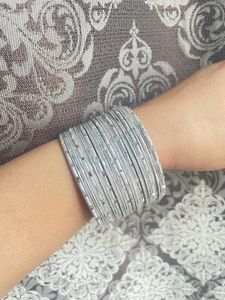 Silver Bangles 24pcs