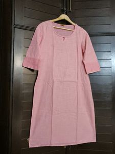 Aurelia Pink Cotton Kurta