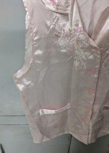 Floral Embroidered Vest