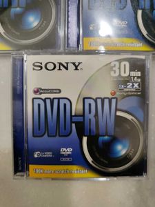 Sony DVD-RW Discs (5 Pack)