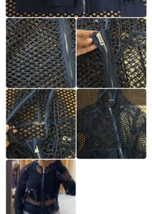 Body Suit With Net Jacket