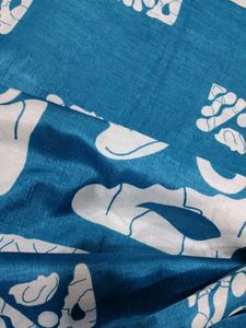Elegant Blue Silk Saree