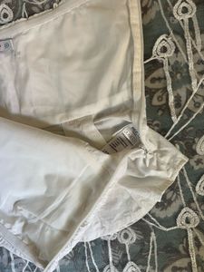 White Strapless Corset Top