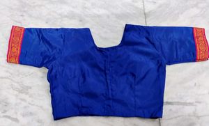 Silk Neavy Blue Colour Blouse