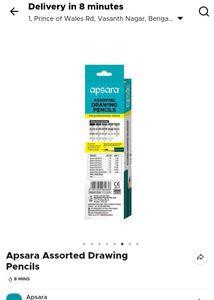 Apsara Drawing Pencils (Set of 6)