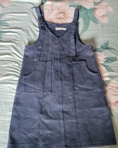 Blue Pinafore Dress