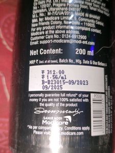 Combo Of Two Modicare Salon Professional Shampoo