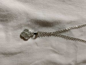 Silver Clover Pendant Necklace