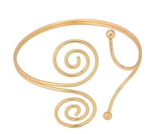 Spiral Coil Upper Arm Cuff