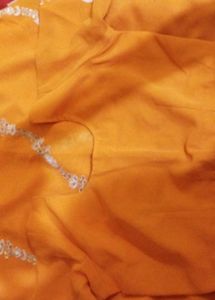 Orange Ethnic sarees
