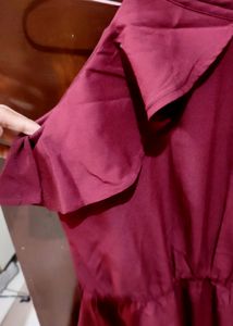 Maroon Dress
