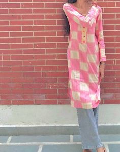 Peach Pink Kurti