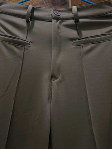 Brown Wide Leg Korean Trouser Pants