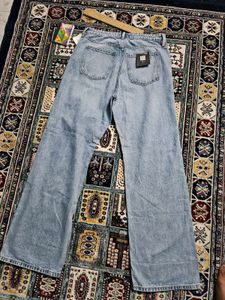Wide Leg Denim Jeans