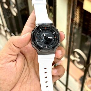 G SHOCK PREMIUM WHITE BELT MENS WATCH @,SALE