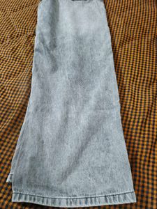 Wide Leg Acid Wash Jeans From Max