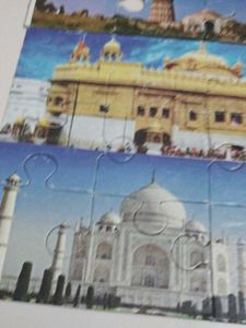 Indian Monuments Puzzle