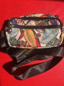 Kipling Tropical Floral Belt Bag