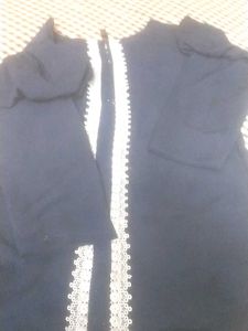 Navy Blue Kurta