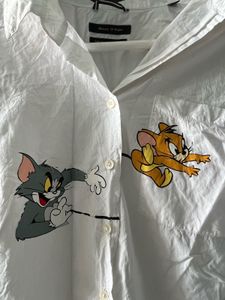 Vintage Tom &amp; Jerry Button-Down