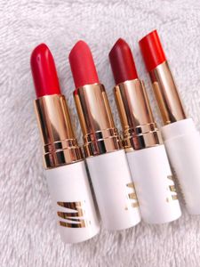 MyGlamm LIT Satin Matte Lipstick-combo 4