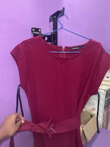 Wine Mini Dress | Westside