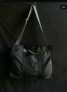 Black messenger bag