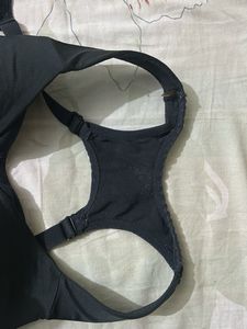 Black Sports Bra - High Support