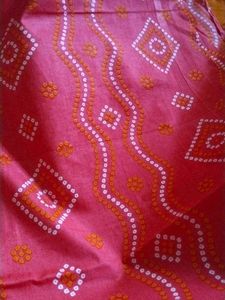 Pure Cotton Bandhini Special Fabric