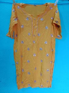 Yellow Kurta XXL Size